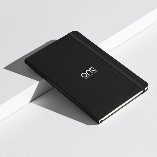 Hardcover bound notebook